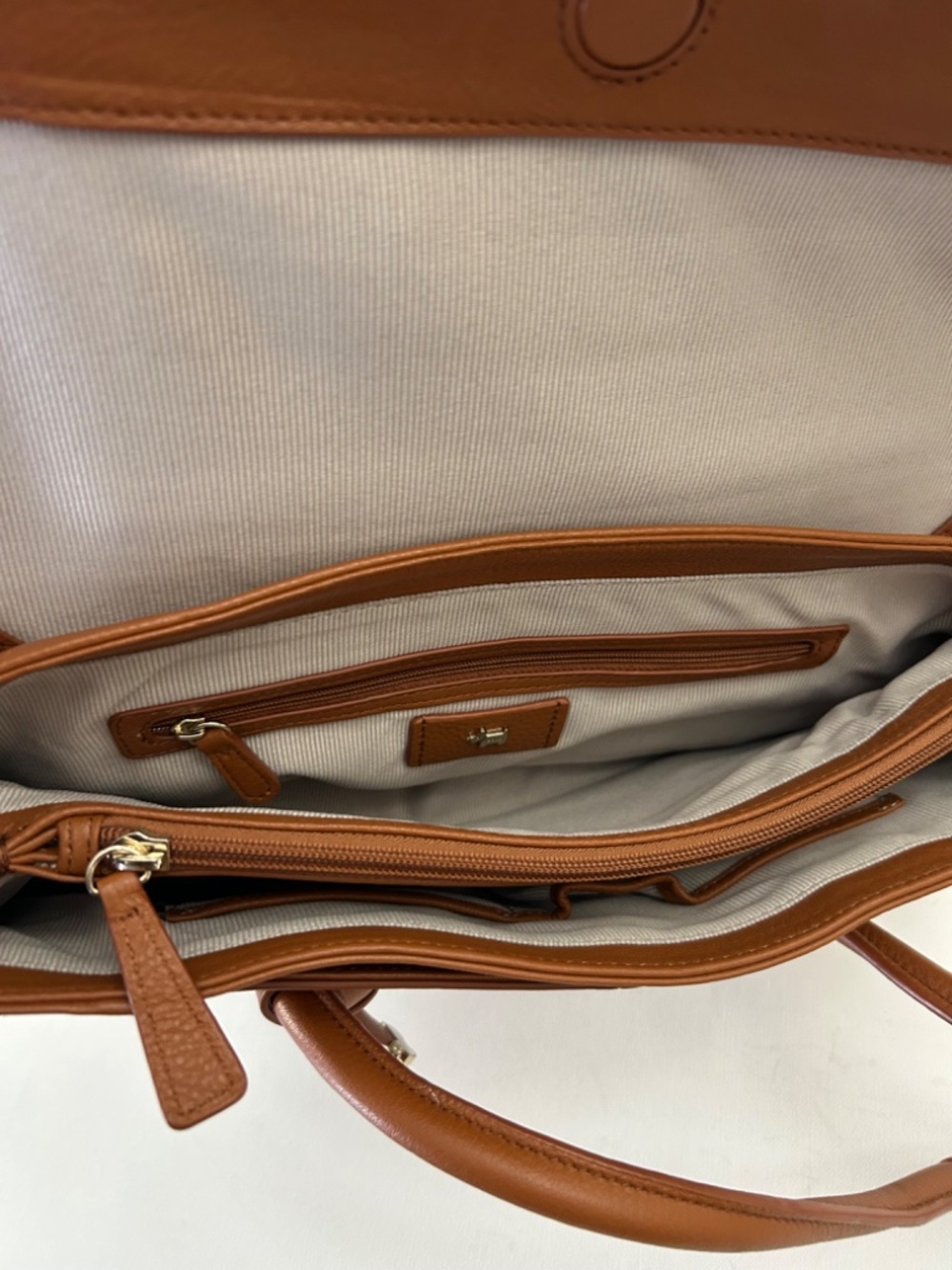 Radley London Burnham Beeches Flap Leather Shoulder Bag Rusty -Tan - Picture 9 of 13